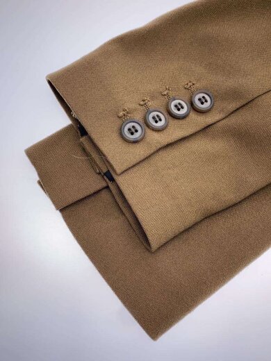 商品画像：ジャケット/FREE/ポリエステル/BRW/無地/LA24-27R009 5