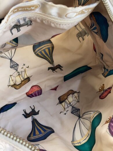 商品画像：ショルダーバッグ/--/BEG/内側汚れ有り 6