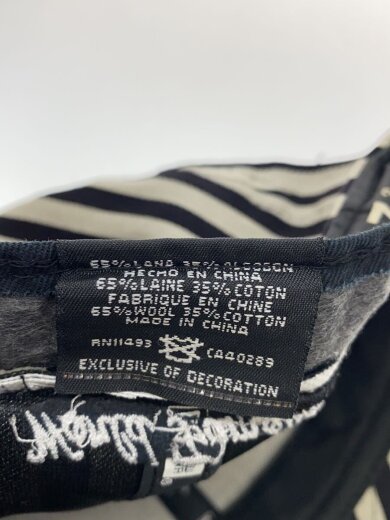 商品画像：13AW/Striped Box Logo/キャップ/7 3/8/ウール/BLK/ストライプ/メンズ// 6