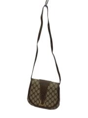 オールドグッチ/GG柄/ショルダーバッグ/PVC/BEG/総柄