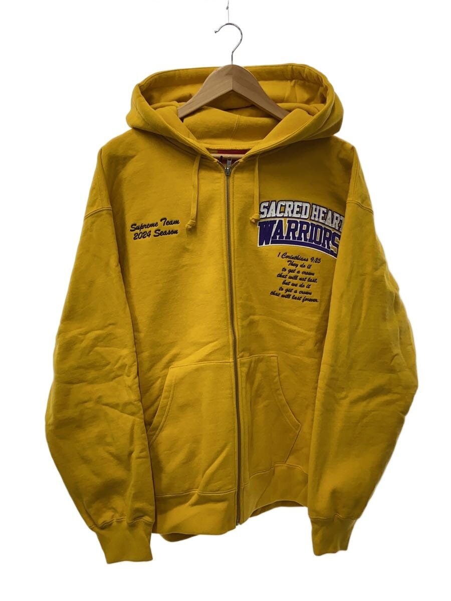 Supreme / salvation zip up hooded sweatshirt/ジップパーカー/XL/コットン/YLW