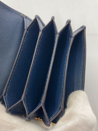 商品画像：アコーディオン キーカートホルダー ウォレット/カードケース/レザー/NVY/レディース/35S9GYKD5L 5