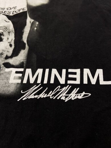 商品画像：ROCK TEES/Tシャツ/L/コットン/BLK/EMINEM 7