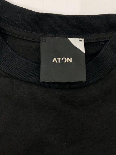 商品画像：カットソー/4/コットン/BLK/無地/6970201 3