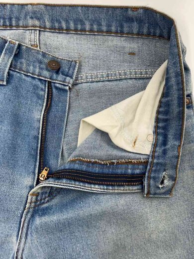 商品画像：オレンジタブ/ボタン裏575/ボトム/33/コットン/BLU/509-0917/80s 3