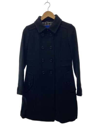 商品画像：トレンチコート/38/ウール/BLK/無地/E1B27-899-09 1