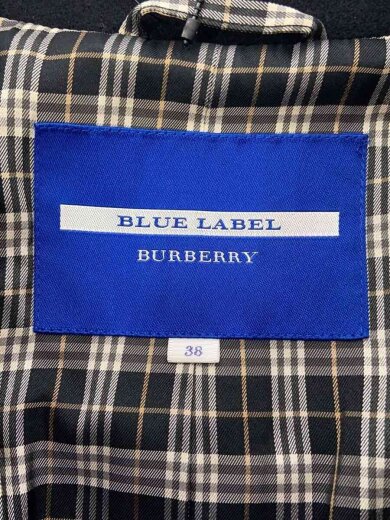 商品画像：トレンチコート/38/ウール/BLK/無地/E1B27-899-09 3