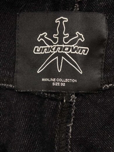 商品画像：ストレートパンツ/32/コットン/BLK/無地/Dagger Embroidery Baggy Denim 4