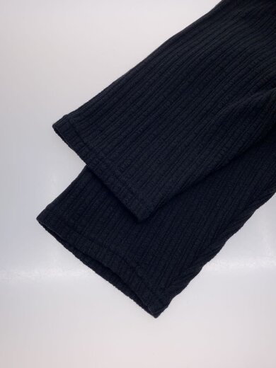 商品画像：半袖ワンピース/1/コットン/BLK/無地/12112-5422/リブサーキュラーワンピース// 5