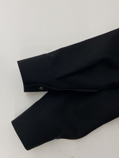 商品画像：19AW/ベルテッド比翼ボタン長袖シャツ/14.5/ウール/BLK/JSMP742028 MP202300 6