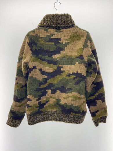 商品画像：カウチンニット/カーディガン(厚手)/M/ウール/KHK/カモフラ/20872 2