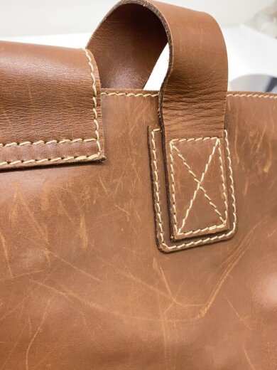 商品画像：トートバッグ/レザー/BRW 8