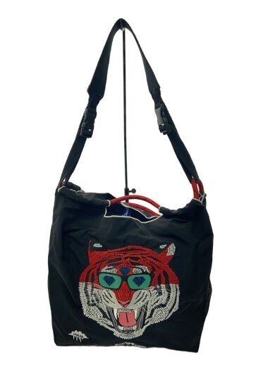 商品画像：ショルダーバッグ/ポリエステル/BLK/TIGER 1