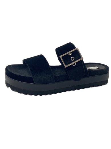 商品画像：サンダル/36/BLK/ベロア/9444 1