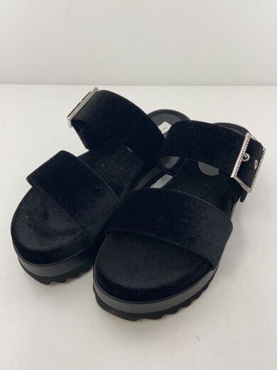 商品画像：サンダル/36/BLK/ベロア/9444 2