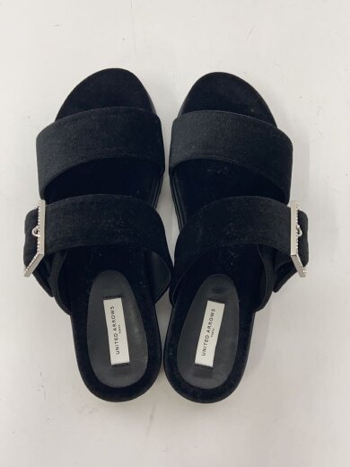 商品画像：サンダル/36/BLK/ベロア/9444 3