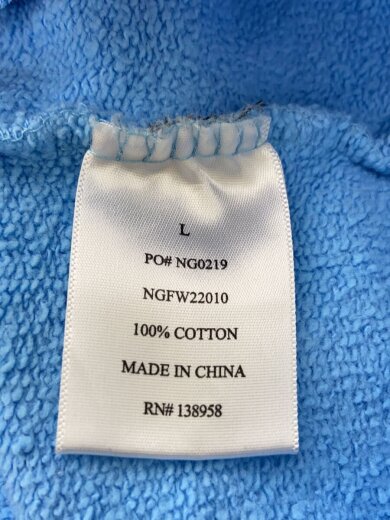 商品画像：IMPORT HOODIE/パーカー/L/コットン/BLU/NGFW22010 4