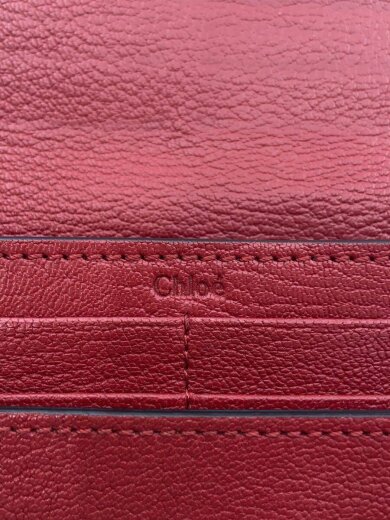 商品画像：長財布/レザー/RED/レディース 9