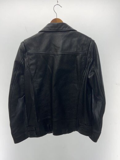 商品画像：ダブルライダースジャケット/レザージャケット・ブルゾン/M/レザー/BLK 2