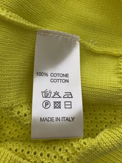 商品画像：メッシュポロシャツ/コットン/YLW/無地 4