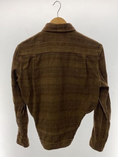 商品画像：Wrap Around Shirt/長袖シャツ/XS/コットン/BRW/チェック/R13WR433-R554B 2