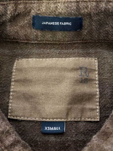 商品画像：Wrap Around Shirt/長袖シャツ/XS/コットン/BRW/チェック/R13WR433-R554B 3