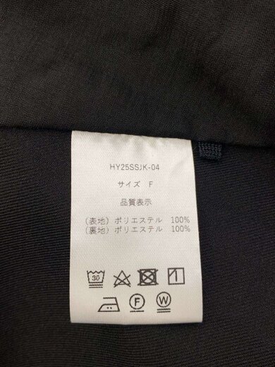 商品画像：HYEON/Blossom Gilet/ジレベスト/FREE/ポリエステル/BLK/HY25SSJK-04 4