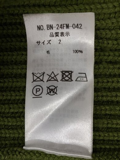 商品画像：ニット・セーター(厚手)/2/ウール/GRN/SOLID WOOL RIB CREW NECK// 5