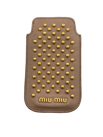 商品画像：服飾雑貨/レザー/PNK/レディース/スタッズ/フォンケース// 1
