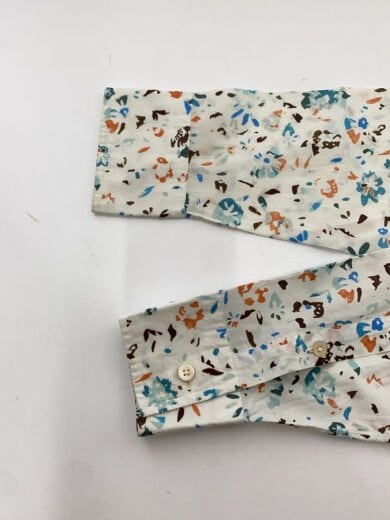 商品画像：ディッツィーフローラルプリント シャツ/長袖シャツ/S/コットン/WHT/花柄/134386 N8878 5