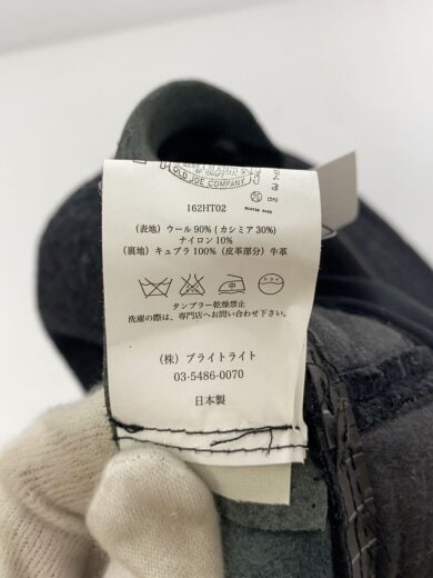 商品画像：キャスケット/7 1/2/ウール/GRY/メンズ/162HT02/SIX PANEL DRESS CAP 7