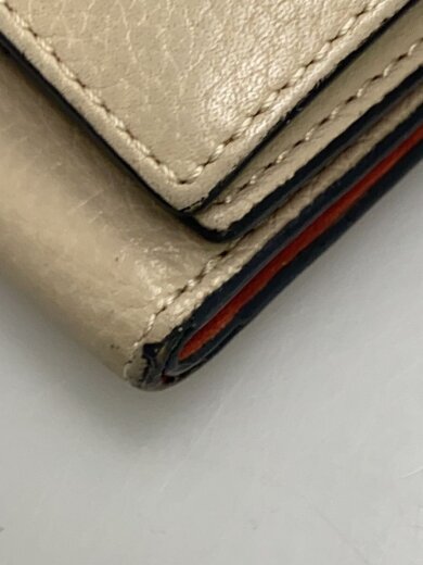 商品画像：3つ折り財布/レザー/BEG/レディース 7