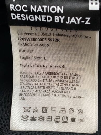 商品画像：バケットハット/L/ポリエステル/BLK/メンズ/C-ACO-23-5666 6