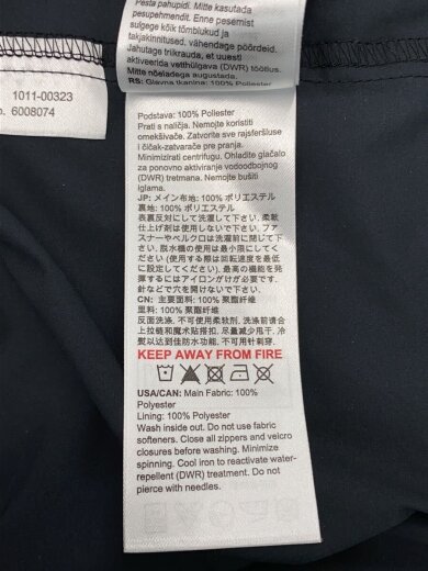 商品画像：ナイロンジャケット/L/ナイロン/BLK/無地/1011-00323 5