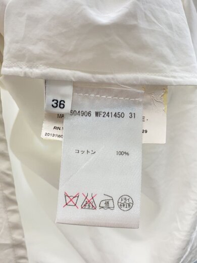商品画像：半袖ブラウス/36/コットン/WHT/無地/604906 WF241450 31// 4
