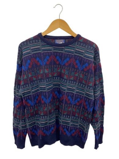 商品画像：ニット・セーター(厚手)/M/ウール/マルチカラー 1