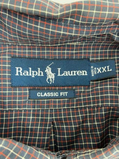 商品画像：長袖シャツ/XXL/コットン/NVY/チェック 3