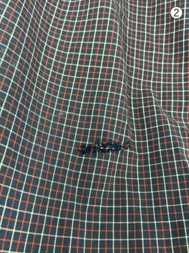 商品画像：長袖シャツ/XXL/コットン/NVY/チェック 6