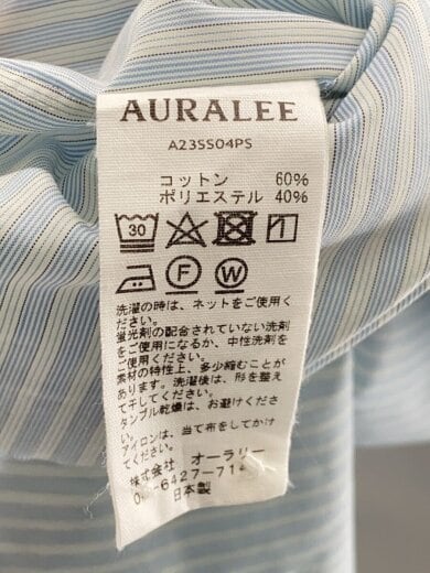 商品画像：長袖シャツ/O/コットン/BLU/ストライプ/A23SS04PS 5