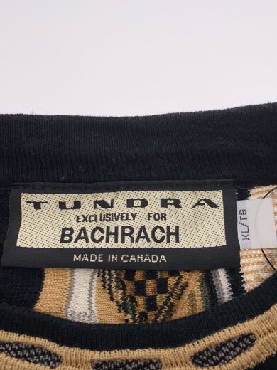 商品画像：3Dニット・セーター(厚手)/XL/コットン/BEG/ストライプ 3