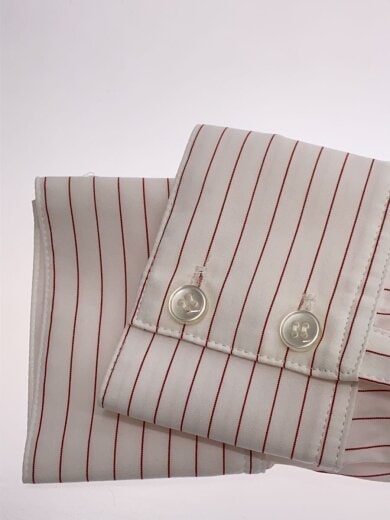 商品画像：AK new dementional SHIRT/FREE/コットン/WHT/ストライプ/AA23SS-SH01-02 5