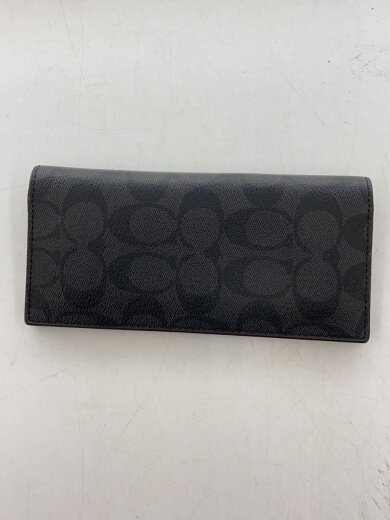 商品画像：長財布/--/BLK/メンズ/シグネチャー 2