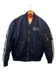 45周年記念モデル/MA-1/フライトジャケット/L/ナイロン/NVY/50566