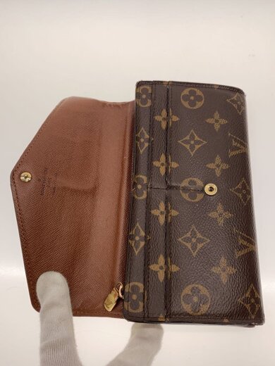 商品画像：2)ポルト・フォイユ・サラ_モノグラム・キャンバス/PVC/BRW/総柄/メンズ 4