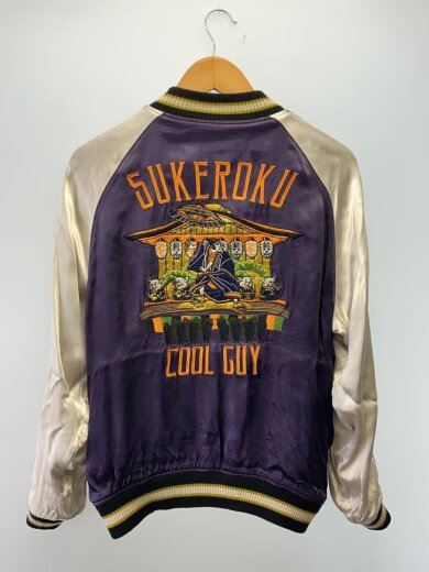 商品画像：スカジャン/40/レーヨン/WHT/4442/リバーシブル/使用感有// 7