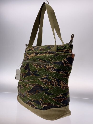 商品画像：トートバッグ/キャンバス/GRN/カモフラ 2