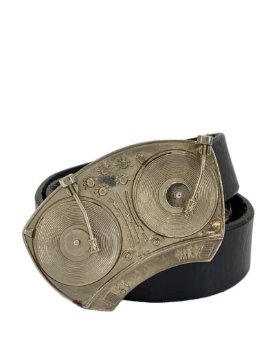 画像：その他ブランドJON BRAND/ベルト/レザー/BLK/無地/メンズ/38サイズ/アメリカ製レザー使用1