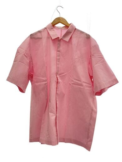 商品画像：半袖シャツ/6/コットン/ピンク/ストライプ/7055615 1