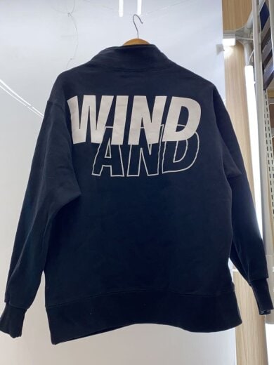 商品画像：スウェット/M/コットン/BLK/WDS-O-SIG-24-Q1-CS-03/SEA HALF ZIP TOPS 2