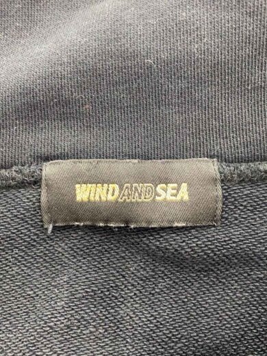 商品画像：スウェット/M/コットン/BLK/WDS-O-SIG-24-Q1-CS-03/SEA HALF ZIP TOPS 3